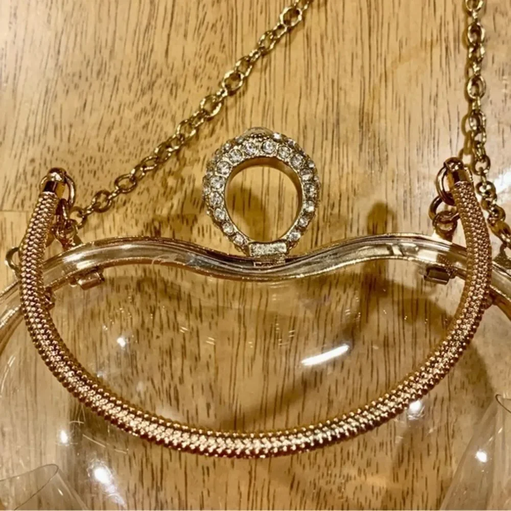 Kids Clear Plastic‎ Heart Purse